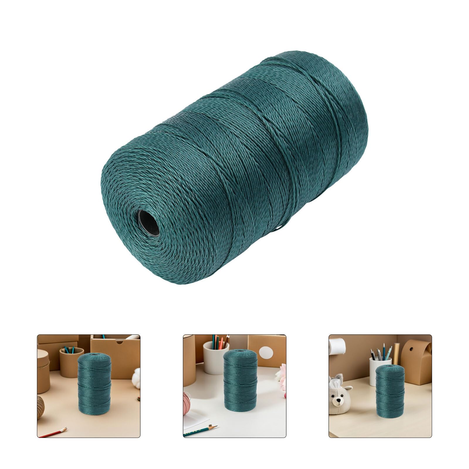 Hilo para Reparar Redes de Pesca de Nylon Trenzado 24 Hebras, 2 Piezas, Cuerda Resistente para Uso en Agua Dulce y Salada, Adecuado para Pesca y Bricolaje