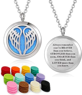 YOUFENG Essential Oil Necklace Diffuser 