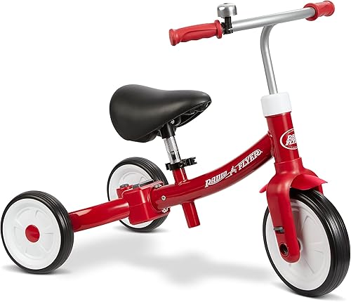 Miniatura 10 de Bicicleta para niños pequeños, triciclo para niños de 2 a 4 años, juguete para bebé, triciclo triple Radio Flyer para edades de 1 a 3 años, rojo