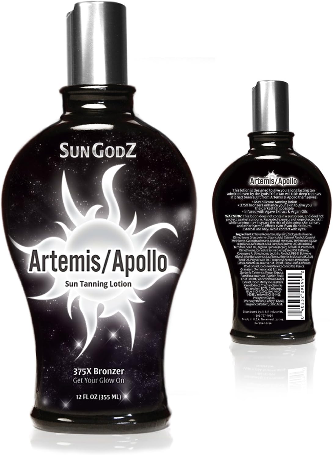 Indoor Tanning Lotion with Bronzer for Indoor Tanning Beds - DARK TAN Accelerator and Pro Tan Lotion Uses the Best Bronzer & is the Luxury Sunless Tanning Lotion for Skin Tanning – Highest Quality
