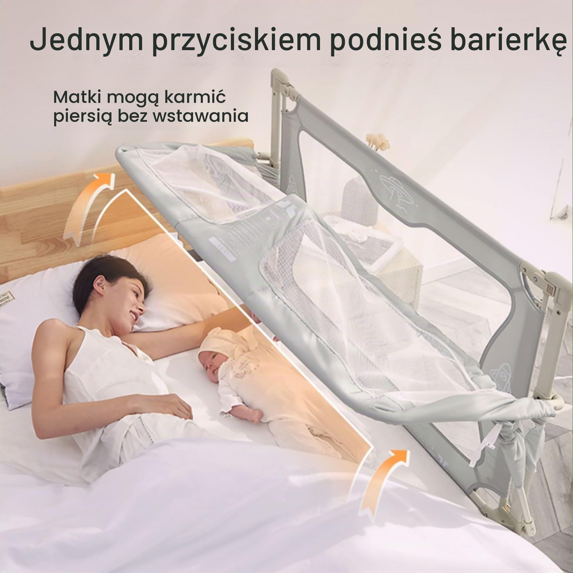 Sofa dla niemowląt,3 w 1 składane przenośne łóżeczko,oddychające i widoczne okno siatkowe,miękka zmywalna podszewka i wytrzymały stop aluminium,Łatwy w montażu stacjonarny śpiący Cradle Co,łóżko w