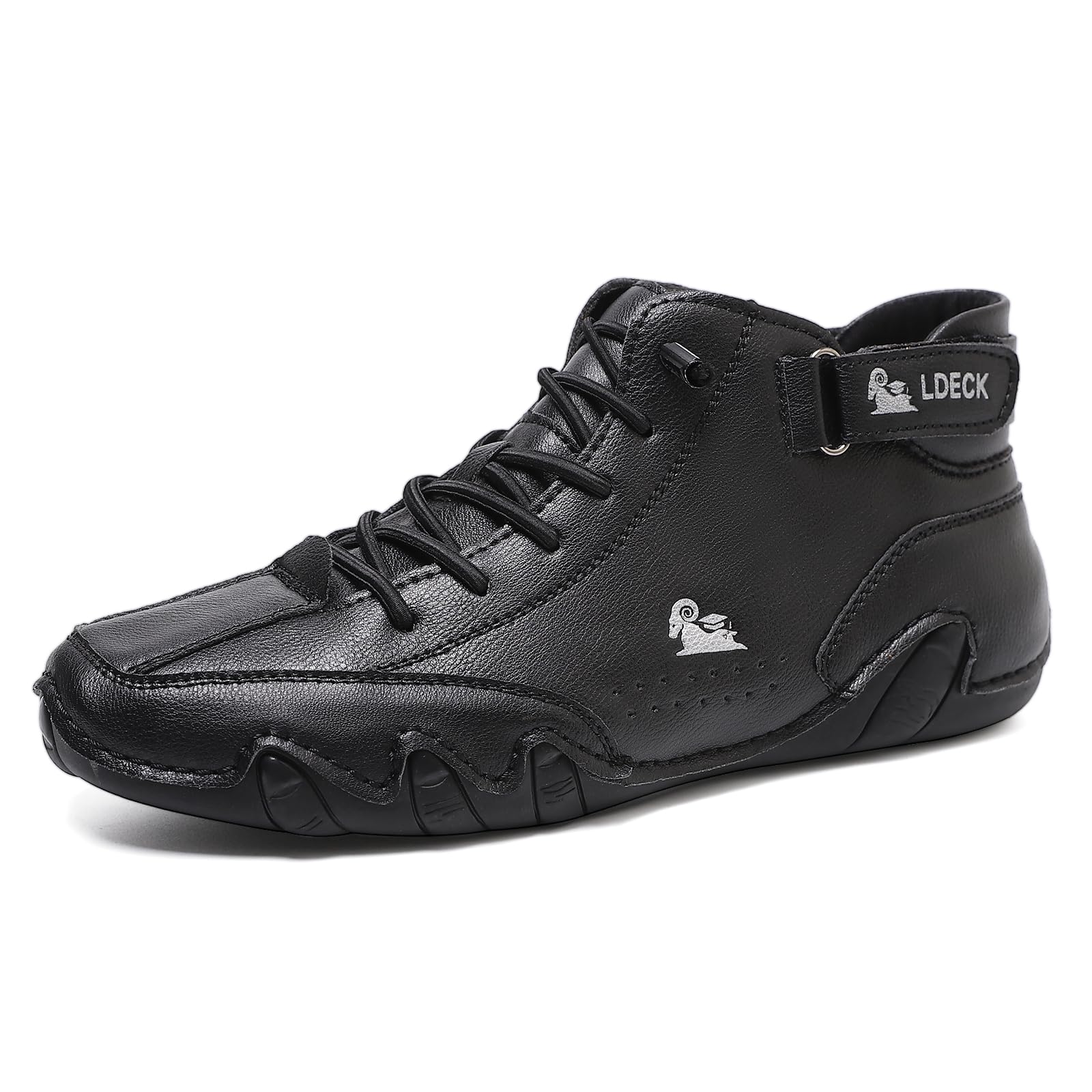 Feetflex Scarpe da Uomo,Feetflex Scarpe da Uomo Ldeck, Stivali Alti Scarpe da Ginnastica Casual,Antiscivolo Traspirante Feetflex Scarpe da Uomo