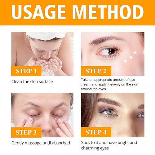 Miniatura 7 de Crema reparadora de ojos antiarrugas con péptido 5D, reduce las líneas finas y las patas de gallo, reafirma y suaviza la piel, crema hidratante para