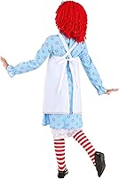 Vista 6 de Exclusivo disfraz clásico de Raggedy Ann para niños