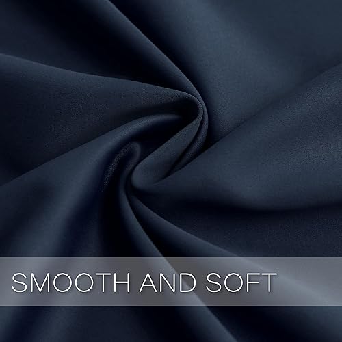 Miniatura 6 de YGO Cenefas opacas de cocina con aislamiento térmico y eficiencia energética con ojales en la parte superior, para ventanas pequeñas, paneles dobles