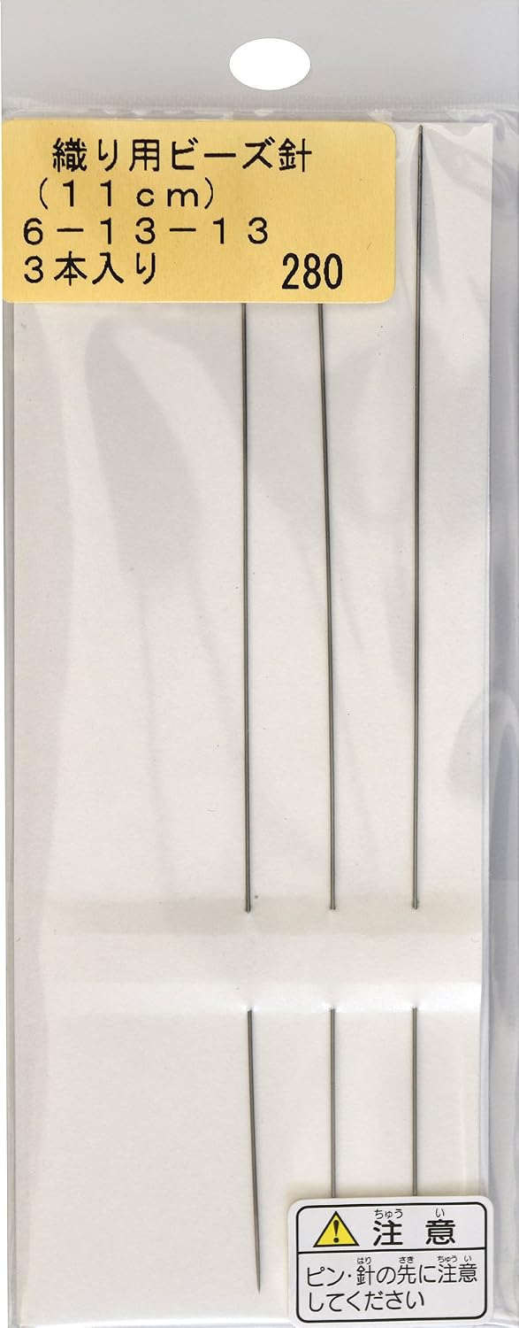 Toho Weave Beads Needle Length 11 cm 6 – 13 – 13 Pack of 3