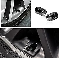 Vista 6 de Ziciner 8 PCS Tapas de Vástago de Válvula de Neumático de Coche, Cubiertas de Válvula de Rueda de Aleación de Aluminio con Anillo O de Goma, Juego
