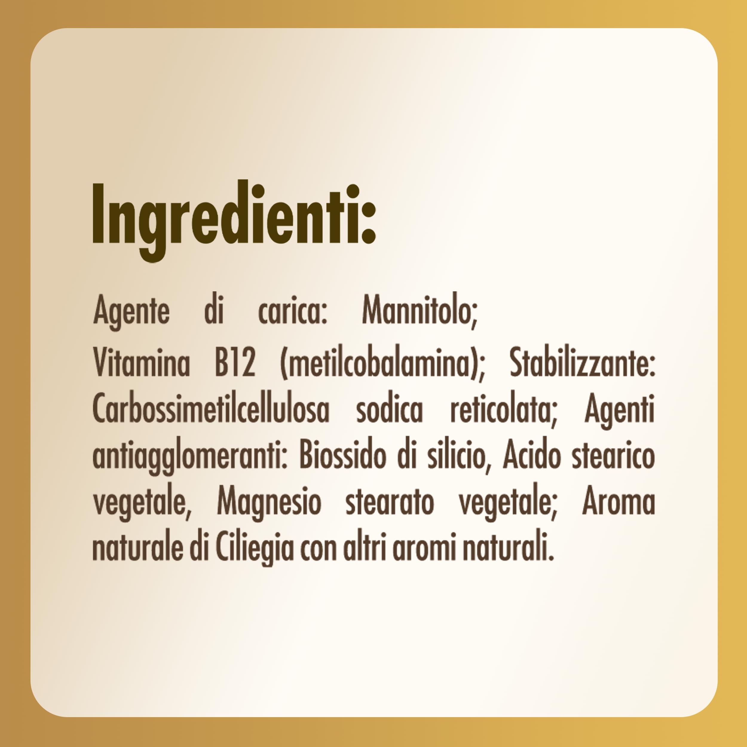 Solgar VITA METAB12 – Vitamina B12 metilcobalamina 1000 mcg, compresse orosolubili, 30 cpr