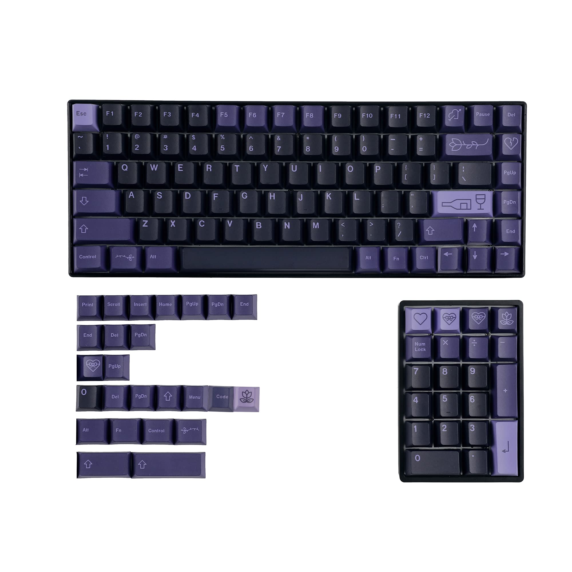 Amazon.co.jp: 129 Key First Lover チェリープロファイル 5面染め