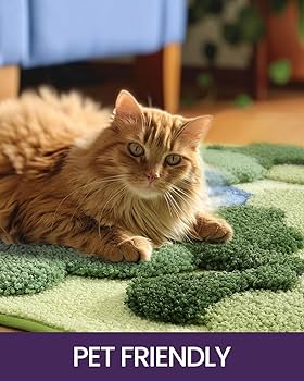 Amazon.com: DEXI Moss Bath Mat, Ultra Thick Soft Green