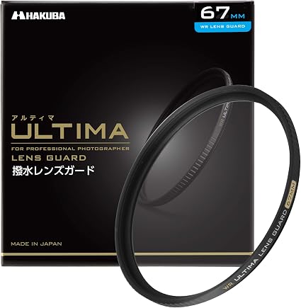 Amazon Amazon限定ブランド Hakuba 67mm レンズフィルター Ultima Wr 透過率99 5 ワイドバンド超低反射 撥水防汚 薄枠 日本製 レンズ保護用 Amzcf Wrutlg67 ハクバ 保護フィルター