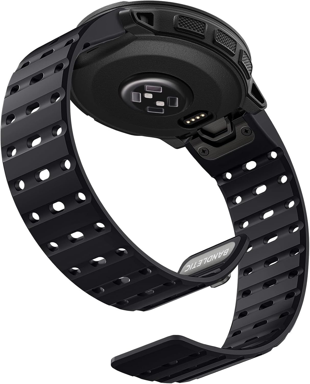 Bandletic Compatible with Garmin Instinct Watch Band, Soft Silicone Magnetic Sport 22mm Quick Fit Strap for Fenix E/8 47mm/7/6/5/Forerunner 965/955/Epix 2/Approach S70 47mm/Tactix & Quatix 8-47mm