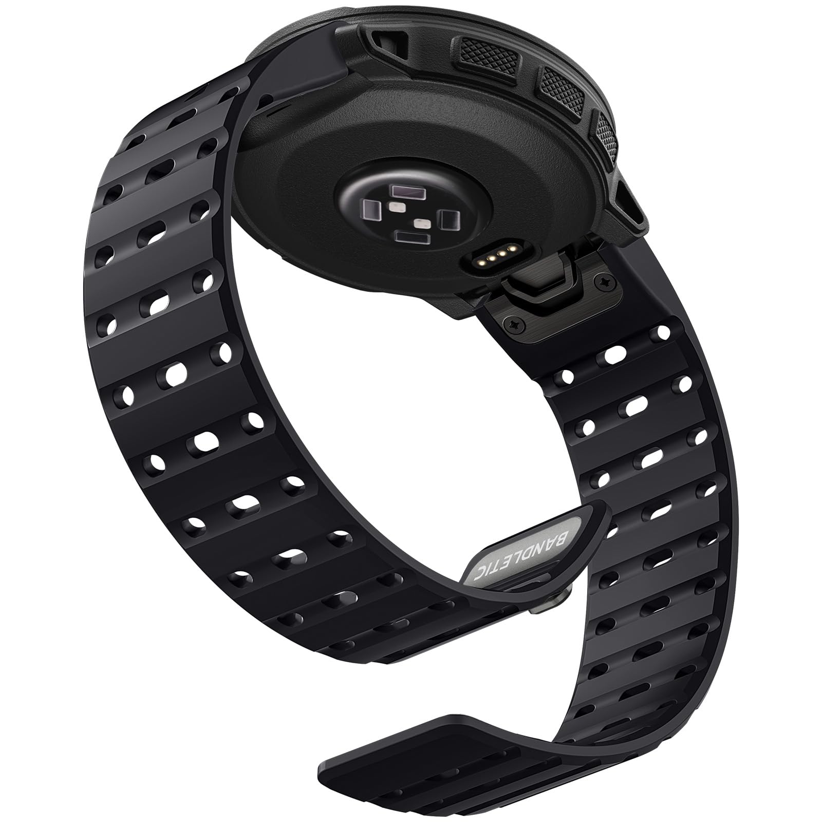 Bandletic 22mm Magnetbänder Kompatible mit Garmin Fenix 8 47mm/7/6/5 Armband QuickFit Silikon Sport Armbänder für Fenix 7 Pro/6 Pro/5 Plus/Instinct 3 E 45mm/Forerunner965/955/945/Approach S70/S62/S60