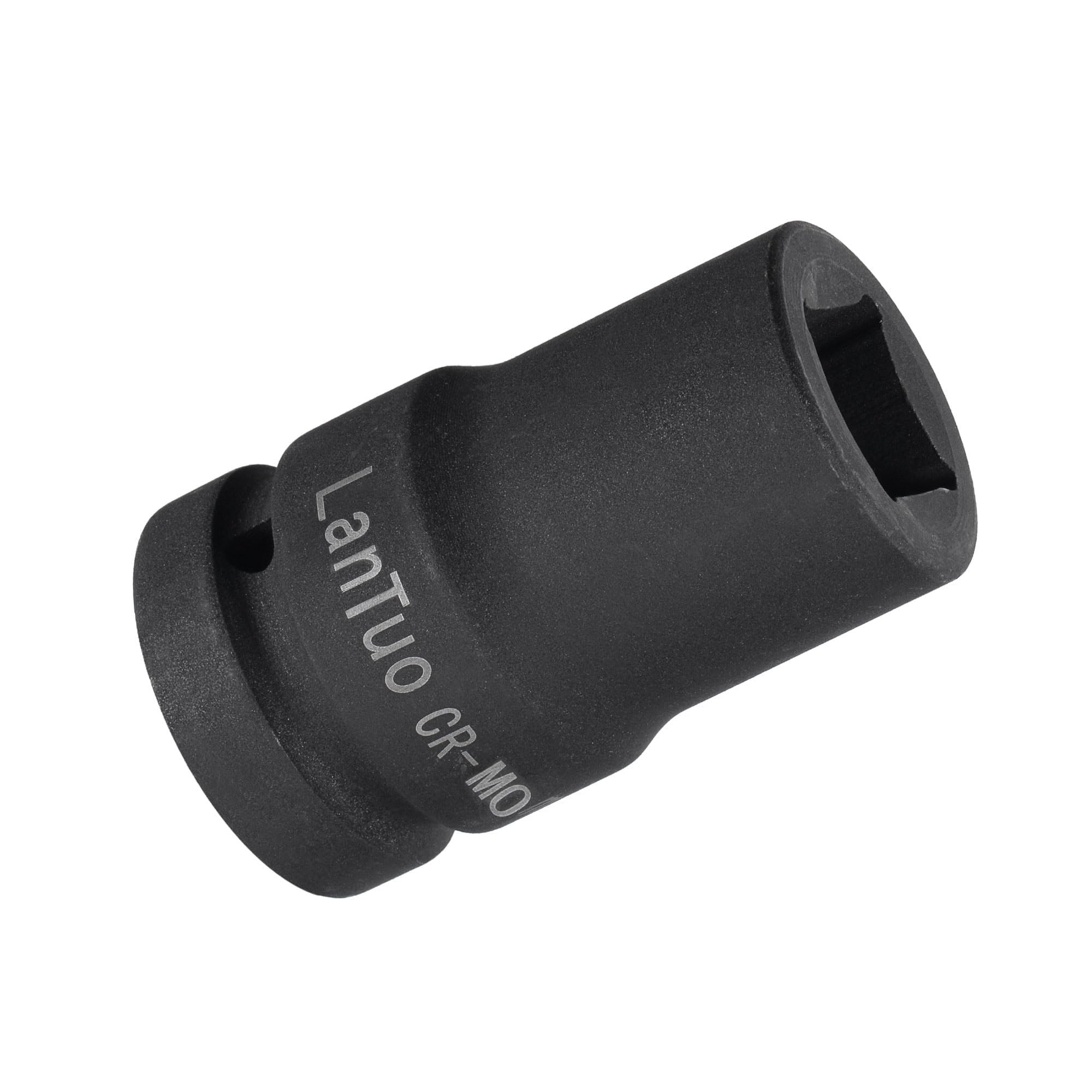 Unifizz 1 Inch Drive - 21mm Deep Impact Socket with 6 Point Design, Heat-Treated Cr-V Steel 80mm Length, Metric Sizes