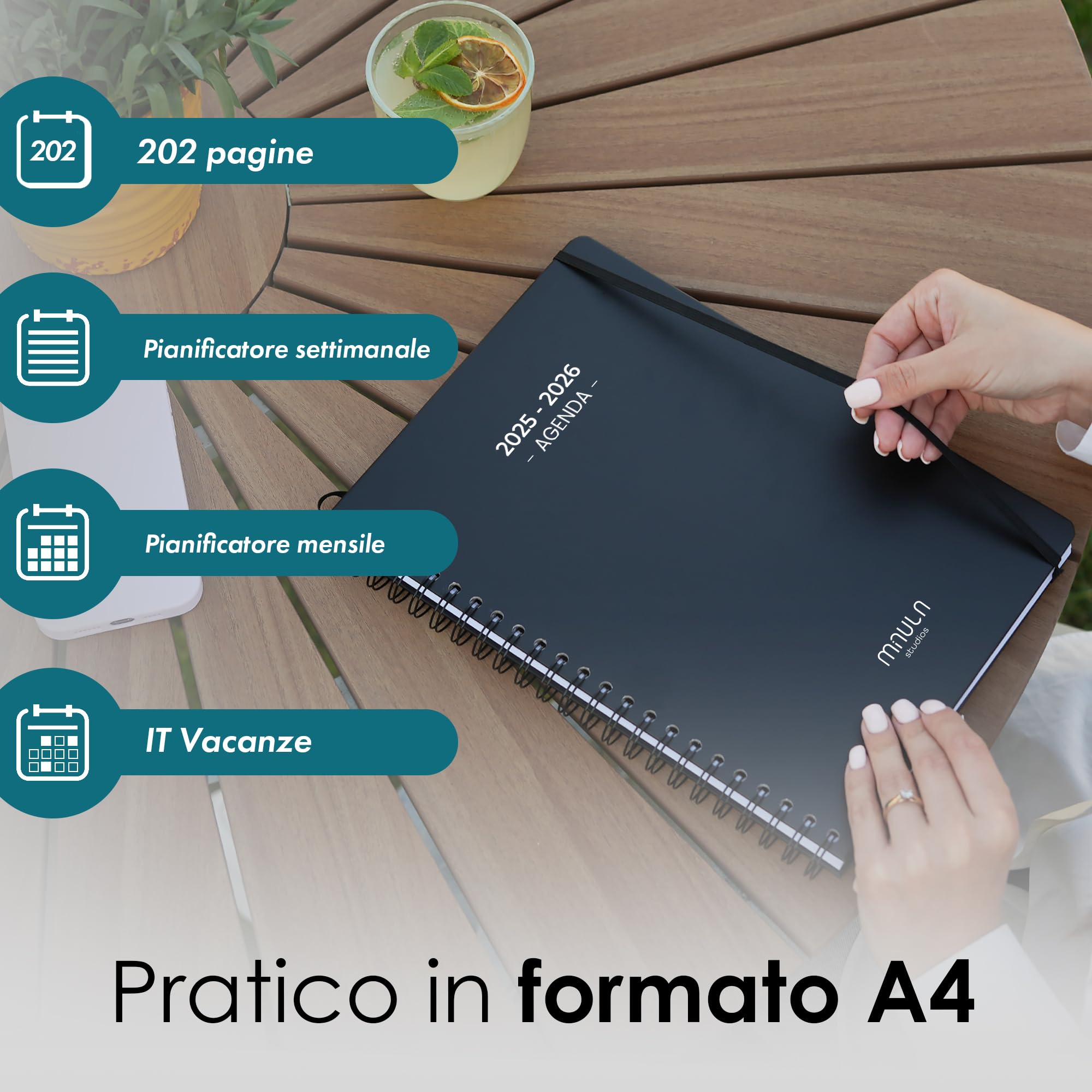 IN-LUXPRO Agenda Accademica 2025-2026, Formato A6, Visualizzazione - Foto 11