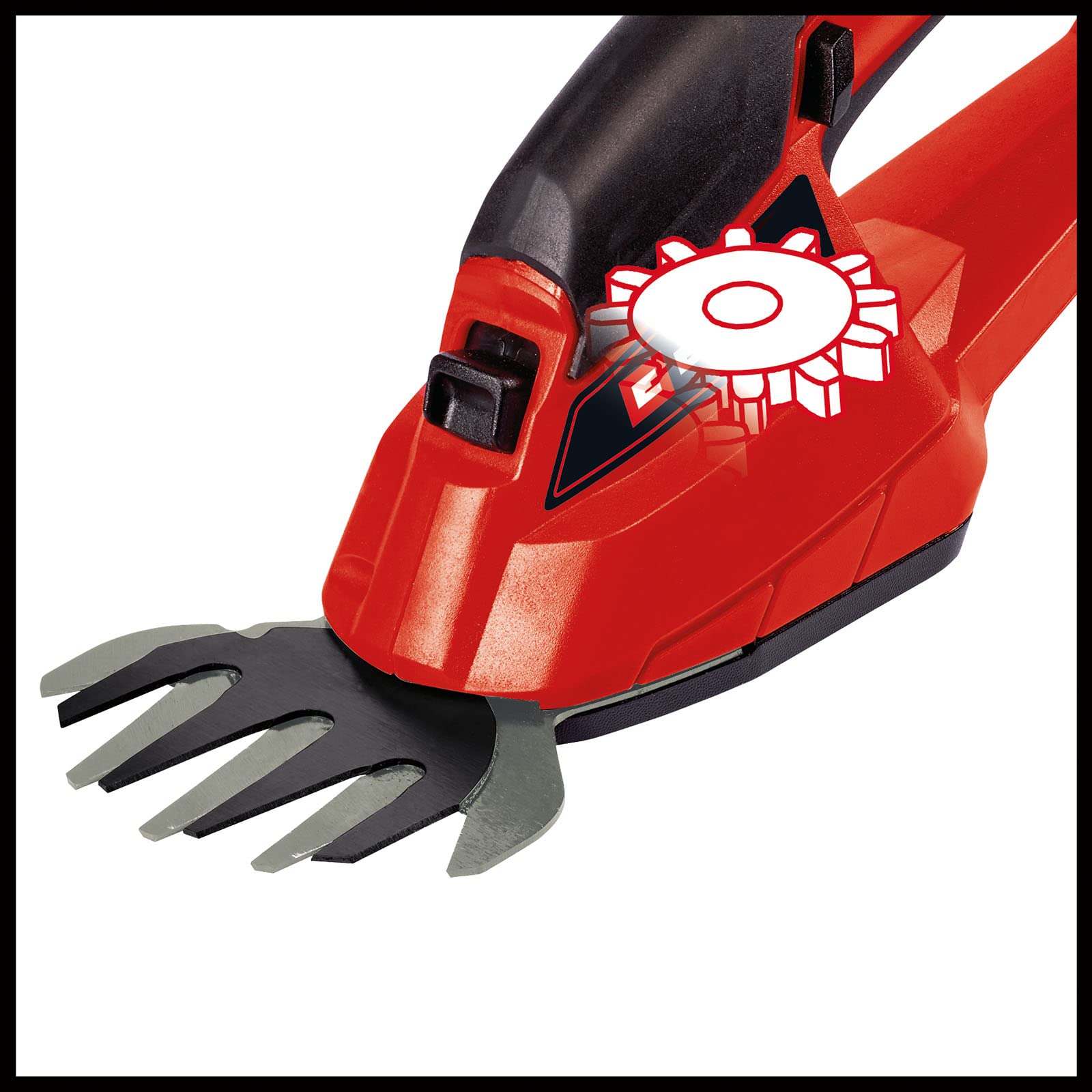 Einhell GC-AGS 18 Li Solo Cisaille à gazon sans fil (lithium-ion, 18 V, Power X-change, poignée souple, batterie et chargeur non inclus)