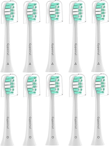 Miniatura 1 de Gypoirul Cabezales de repuesto para cepillos de dientes compatibles con Philips Sonicare, paquete de 10, cabezal de cepillo eléctrico para C3 C2 C1