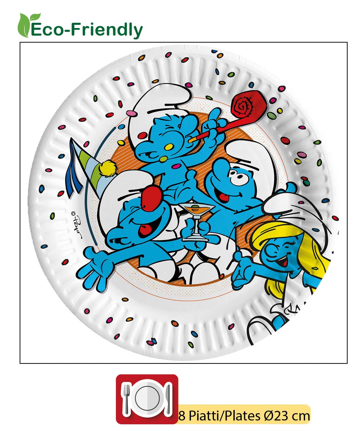 Kit Party Tavola Marvel Spider-Man World of Webs per 8 persone (36 pezzi: 8 piatti 23cm, 8 bicchieri 200ml, 20 tovaglioli 33x33cm