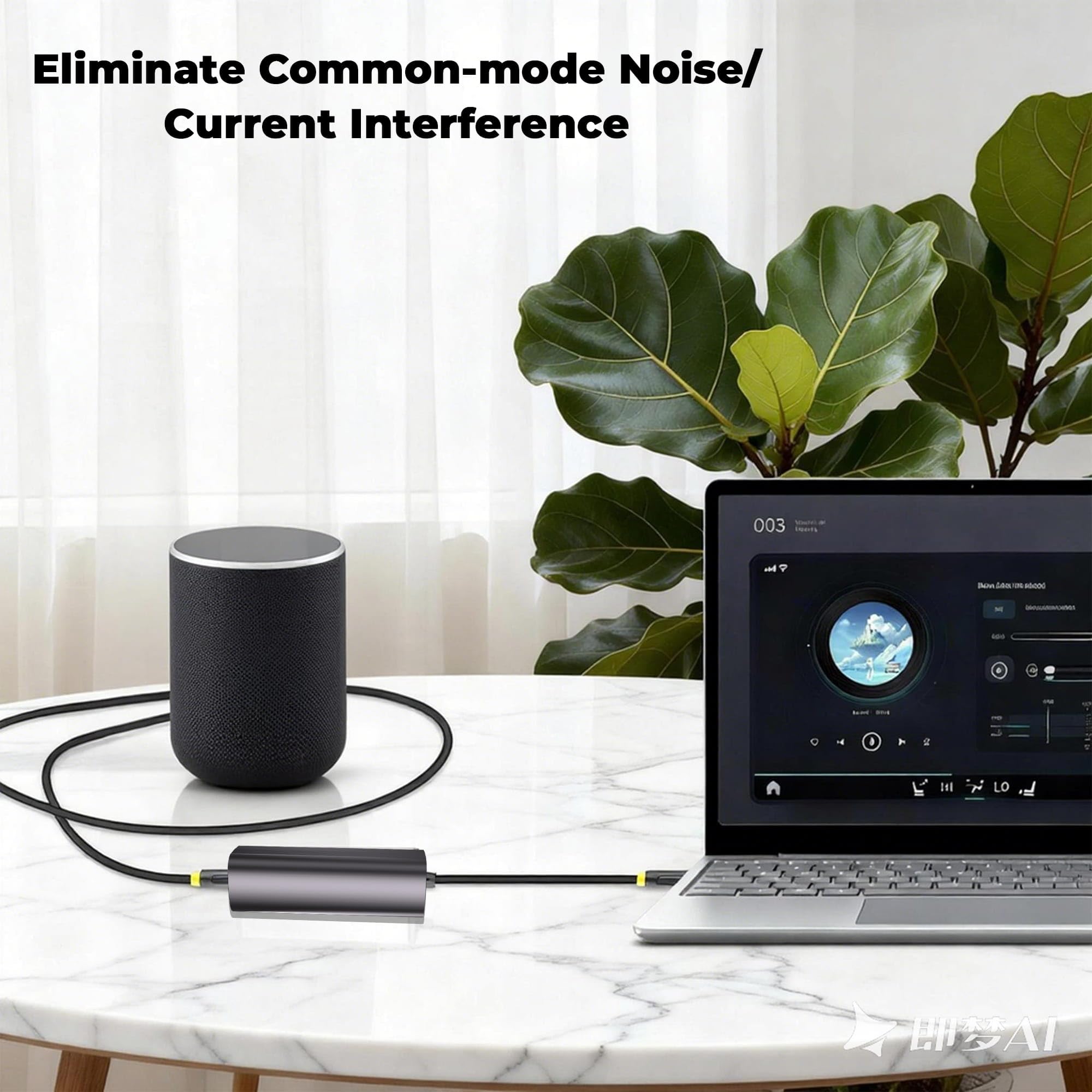 Aislador de ruido de bucle de tierra de 3,5 mm para sistemas de audio de coche y estéreo doméstico