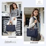 Laptop Tote Bag Computer Shoulder Bag for Women, Laptop Carrying Case Stylish Handbag for Work Travel