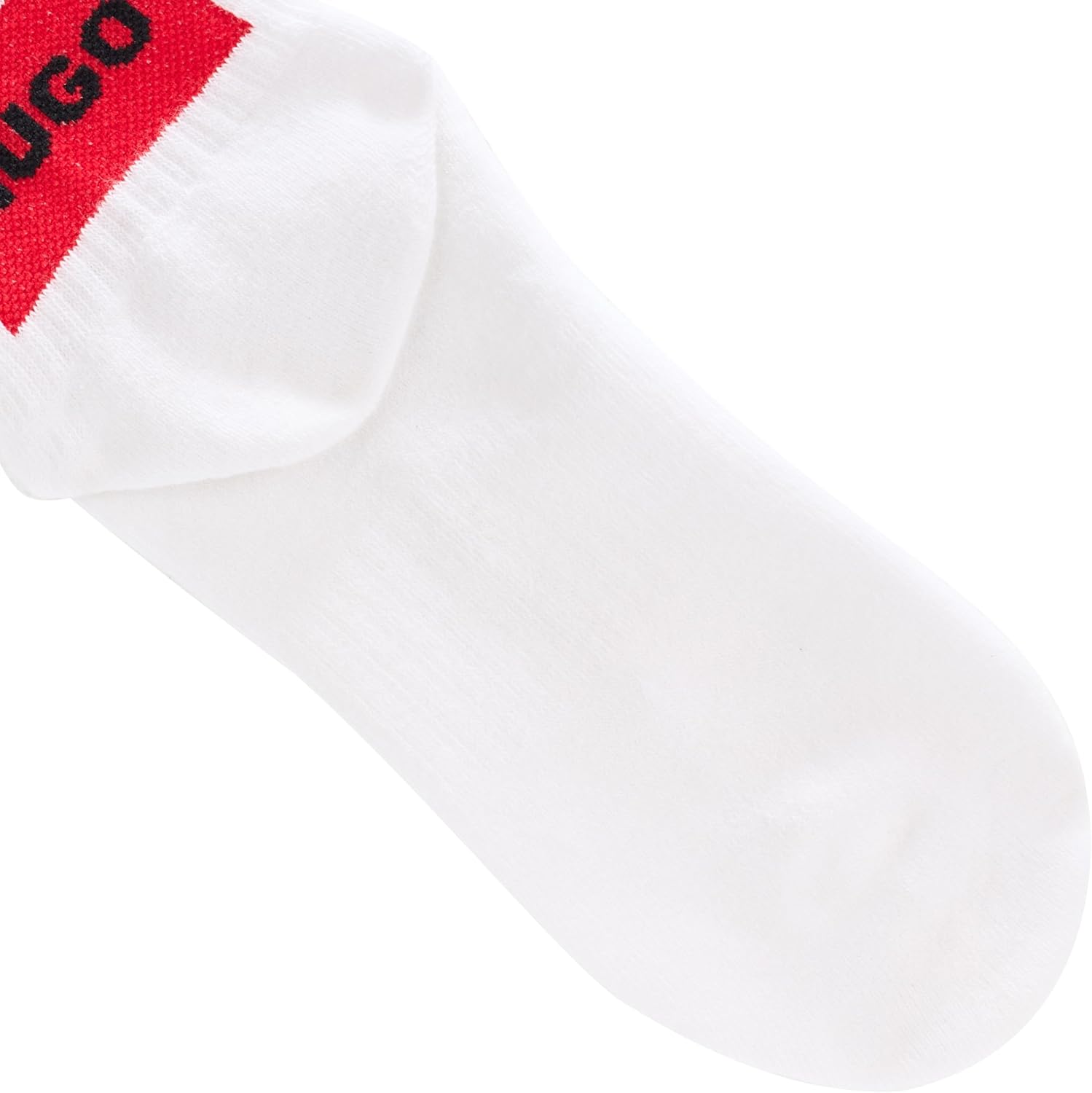 HUGO Men's Short Ribbed Label Socks (3-Pack) - Image 3