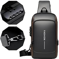 Bolsa tiracolo antifurto impermeável