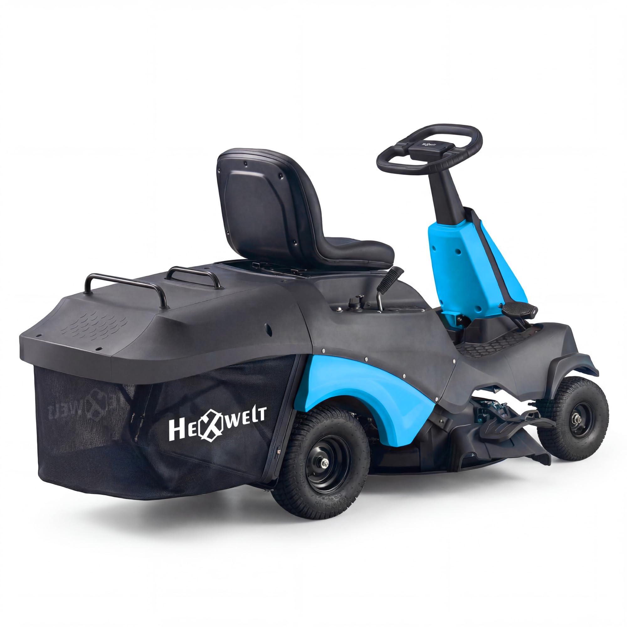 Tractor cortacésped autopropulsado de Gasolina Loncin 224cc 66cm Bolsa de Recogida 150L LED Raider