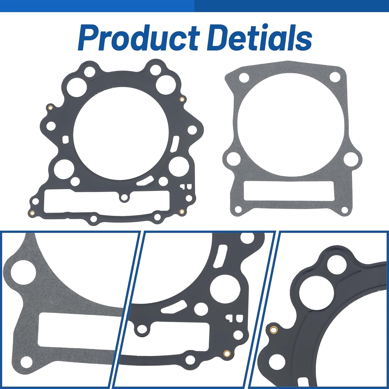 WFLNHB Engine Cylinder Head Intake Valve Head Top End Gasket Spring Kit Replacement for Yamaha Raptor 660R YFM660R 4X4 2001 2002 2003 2004 2005