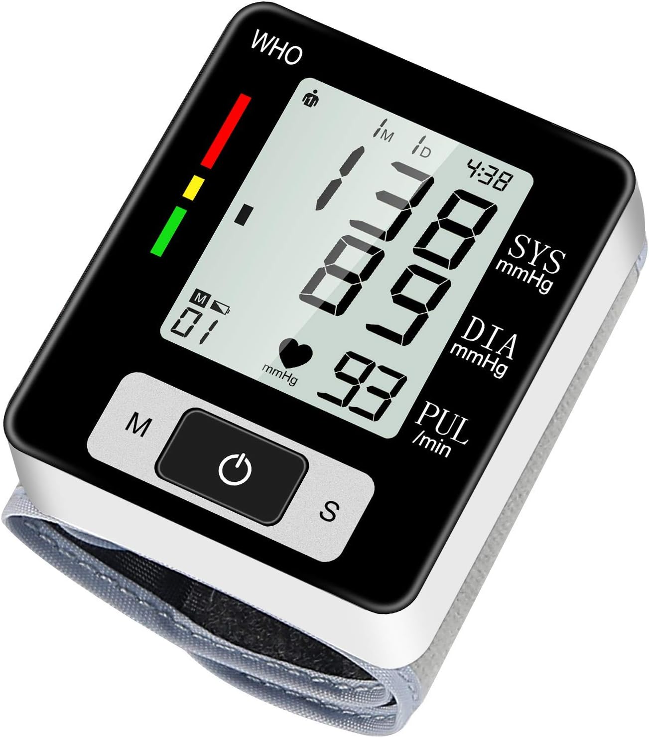 Blood Pressure Monitors, Fully Automatic Accurate Digital Wrist BP Machine with