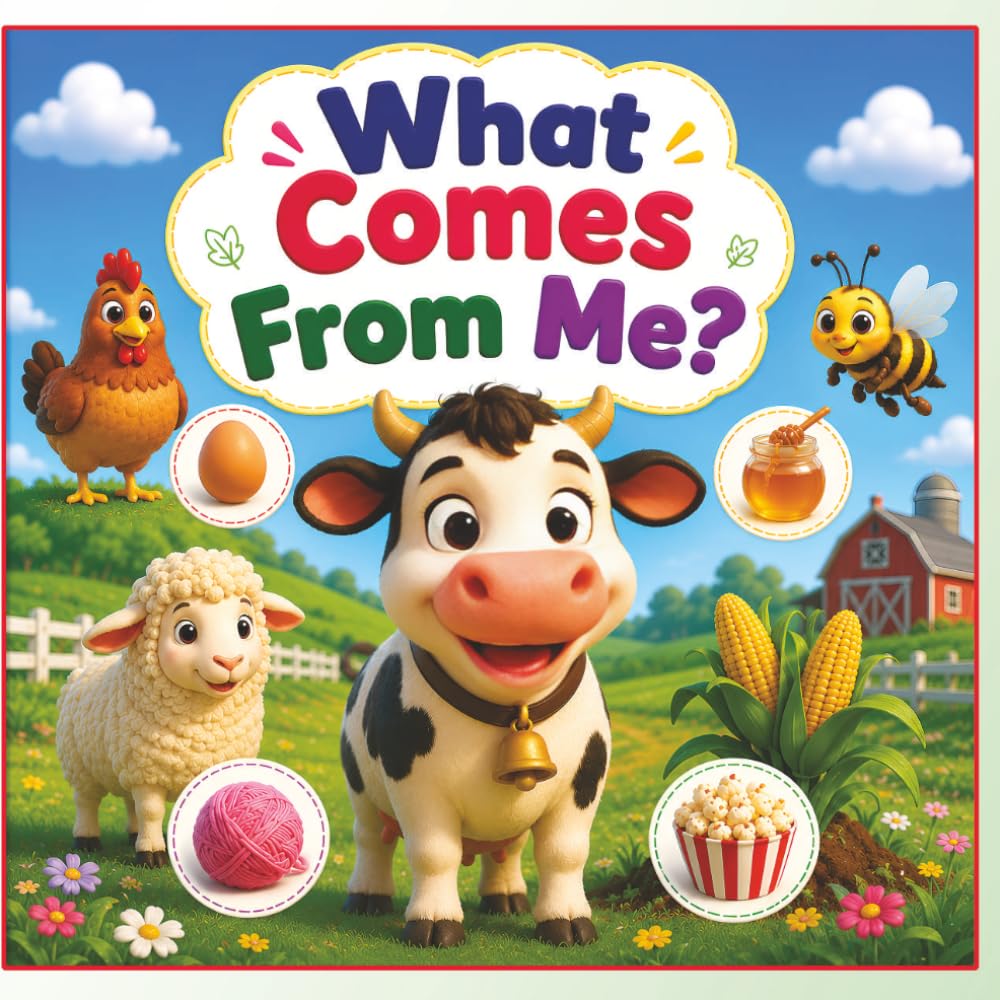 What Comes From Me?: A Fun First Learning Book for Little Kids