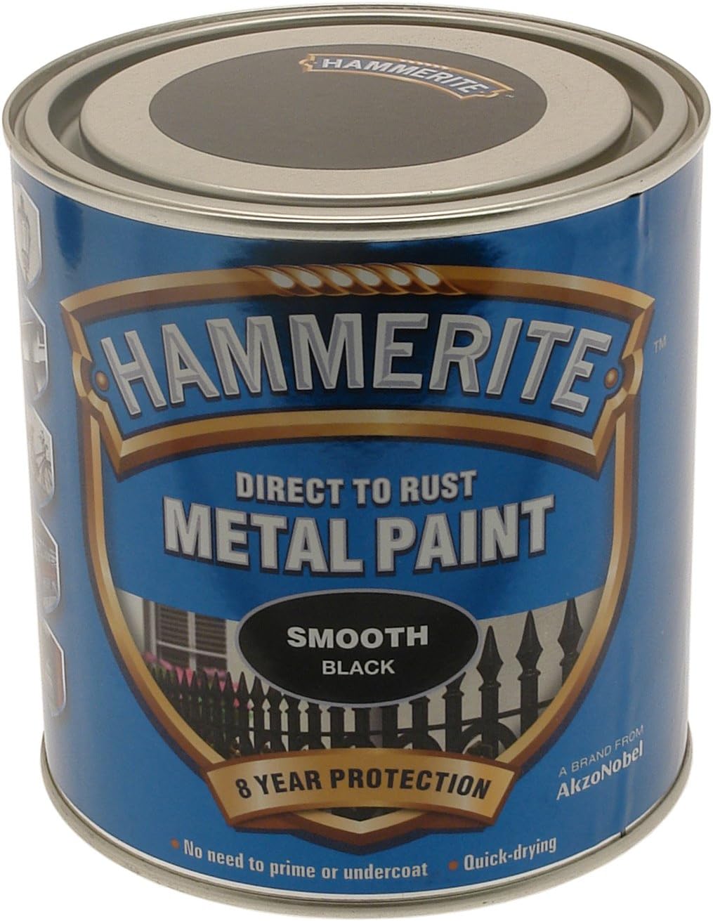 Hammerite HAM6722003 1L Metal Paint Smooth Black Amazon.co.uk DIY