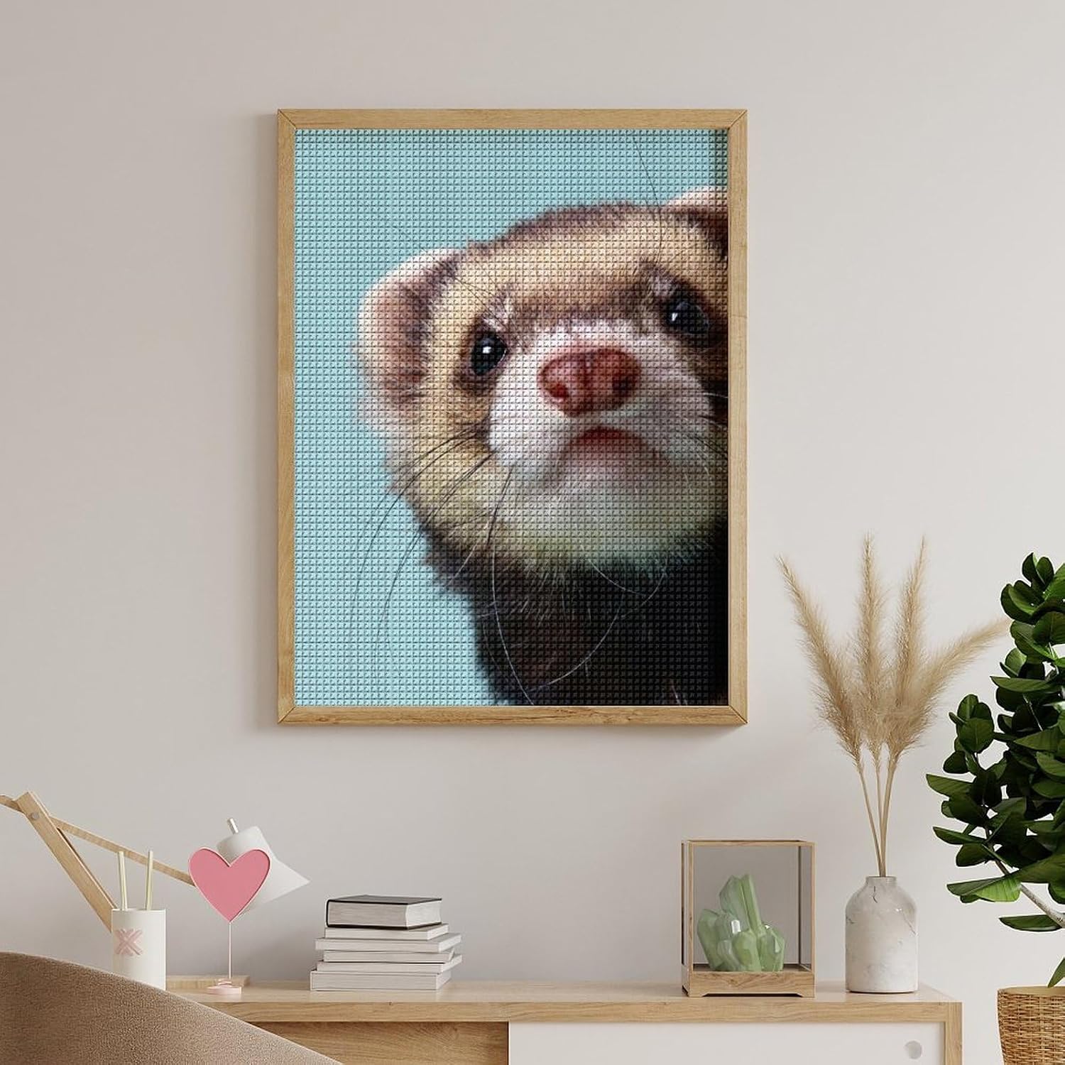 Ferrets Diamond Art Painting Kits Full Square Drill DIY Picture Art Crafts for Home Wall Decor