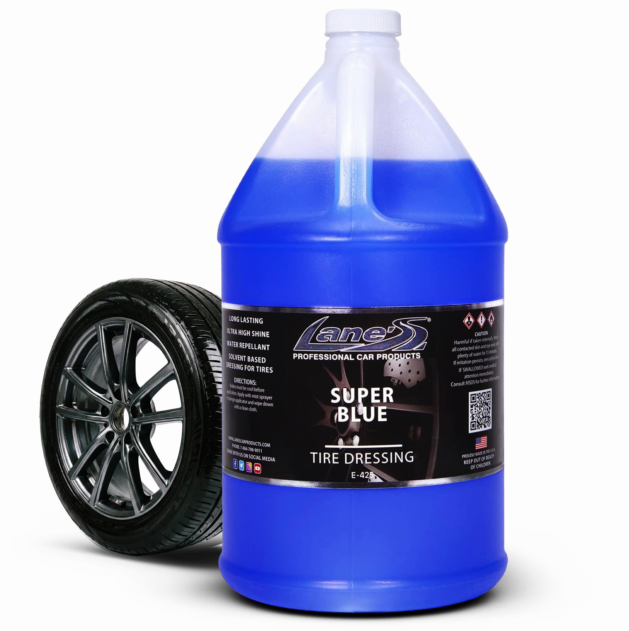 LANE'S Super Blue Tire Dressing Spray | High-Gloss Car Tire Shine Spray | No Sling, LANE'S Super Blue Tire Dressing Spray | High-Gloss Car Tire Shine Spray | No Sling,