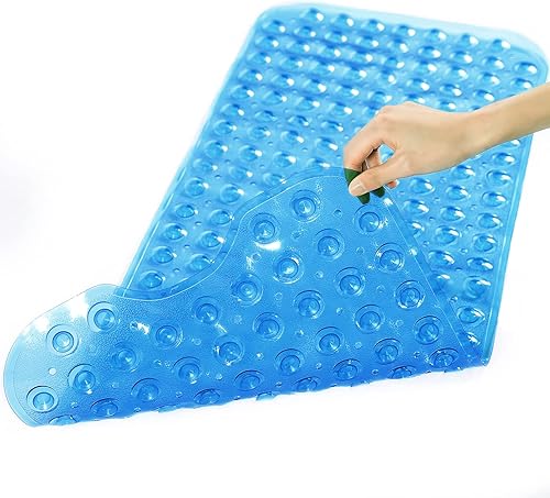 Miniatura 2 de Tree Bud Tapetes para bañera de ducha, antideslizante, 39 x 16 pulgadas, tapete de ducha extra largo, tapete de baño lavable a máquina, sin BPA para