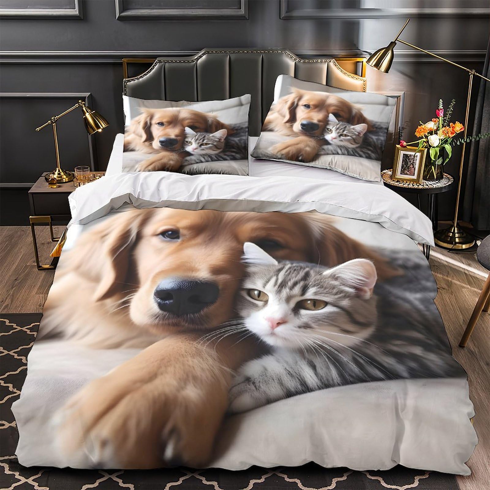 Housse de Couette 3D facile à laver linge de lit pour enfant