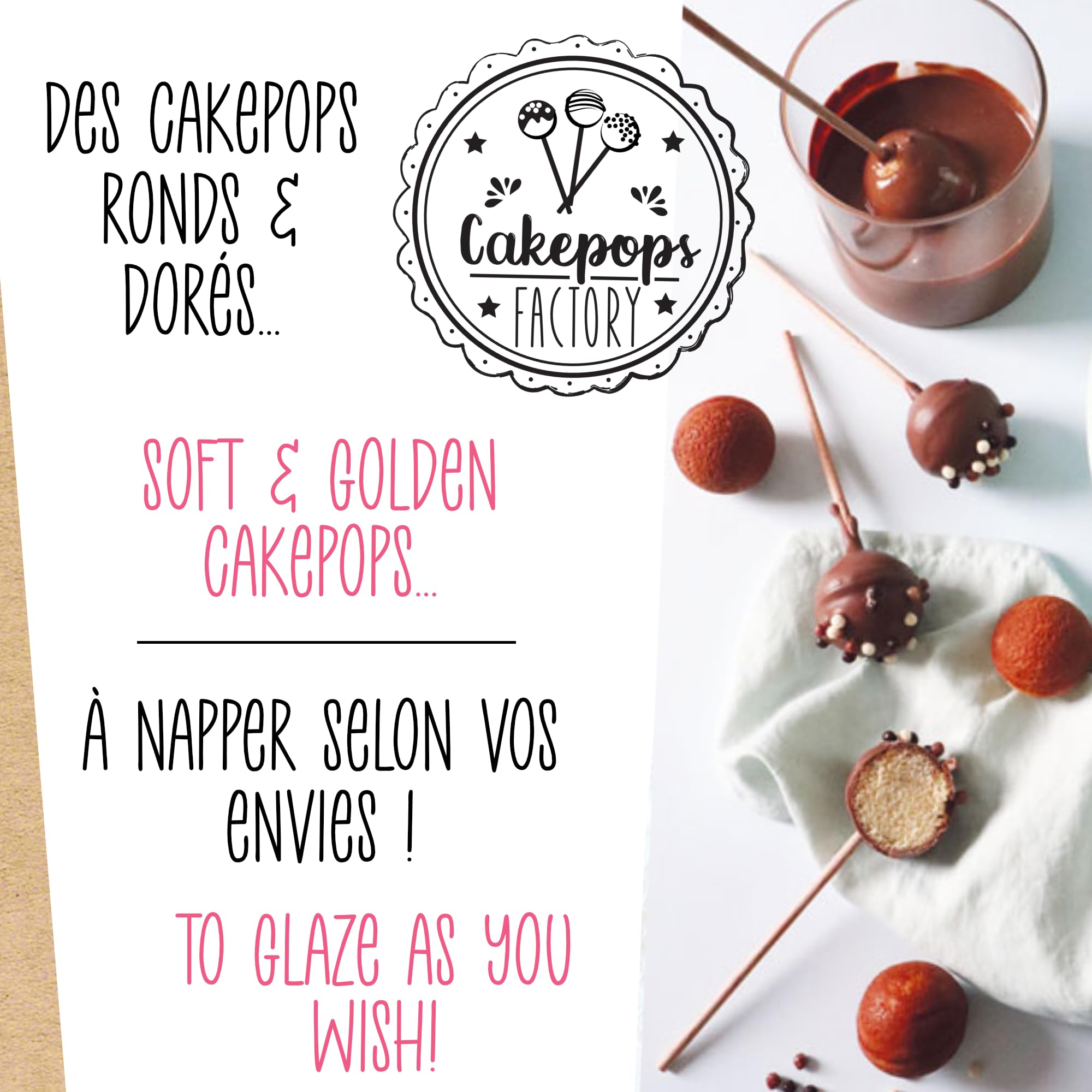ScrapCooking - Machine à Cakepops - Appareil Cake Pops Factory - Prêts en 5 Minutes - Cadeau Pâtisserie Cuisine Goûter - Recette Incluse - 3893, Blanc