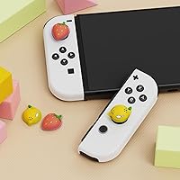 Vista 2 de PlayVital Tapas de palanca de mando para Nintendo Switch, tapas de palanca de pulgar para Switch Lite, cubierta analógica para Switch OLED Joycon