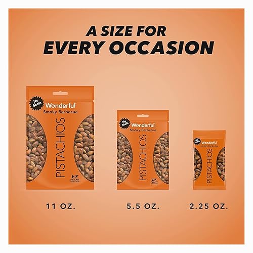 Miniatura 7 de Wonderful Pistachios Sin conchas barbacoa bolsa de 11 onzas