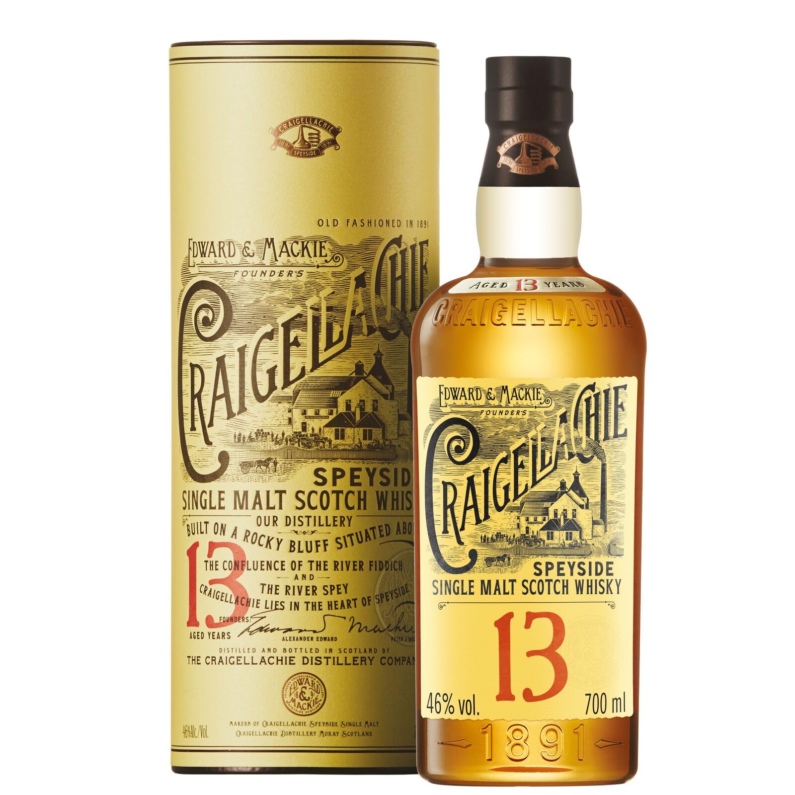 ウイスキー SPEY SIDE Craigellachie 13 Year Old Speyside Scotch Single Malt Whisky with