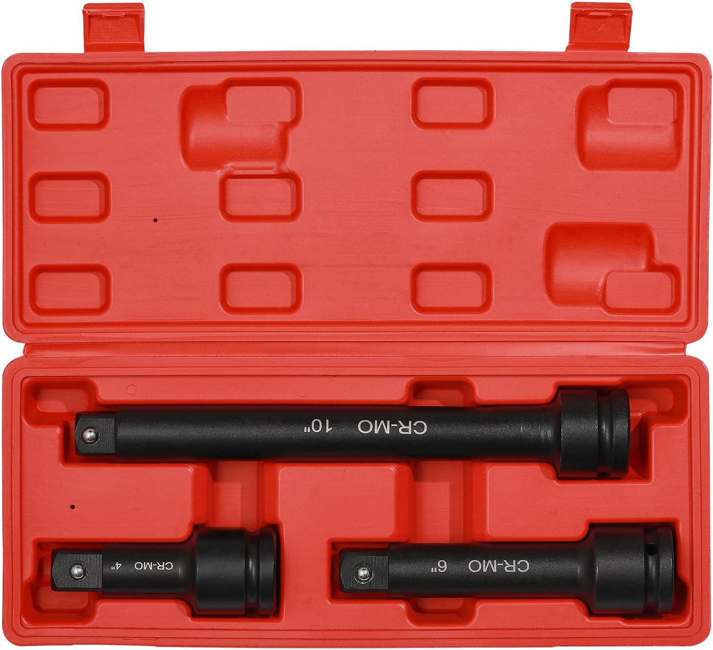 Mayouko 3PCS 3/4" Drive Impact Extension Bar, 4",6",10", Impact Wrench Extensions, CR-MO