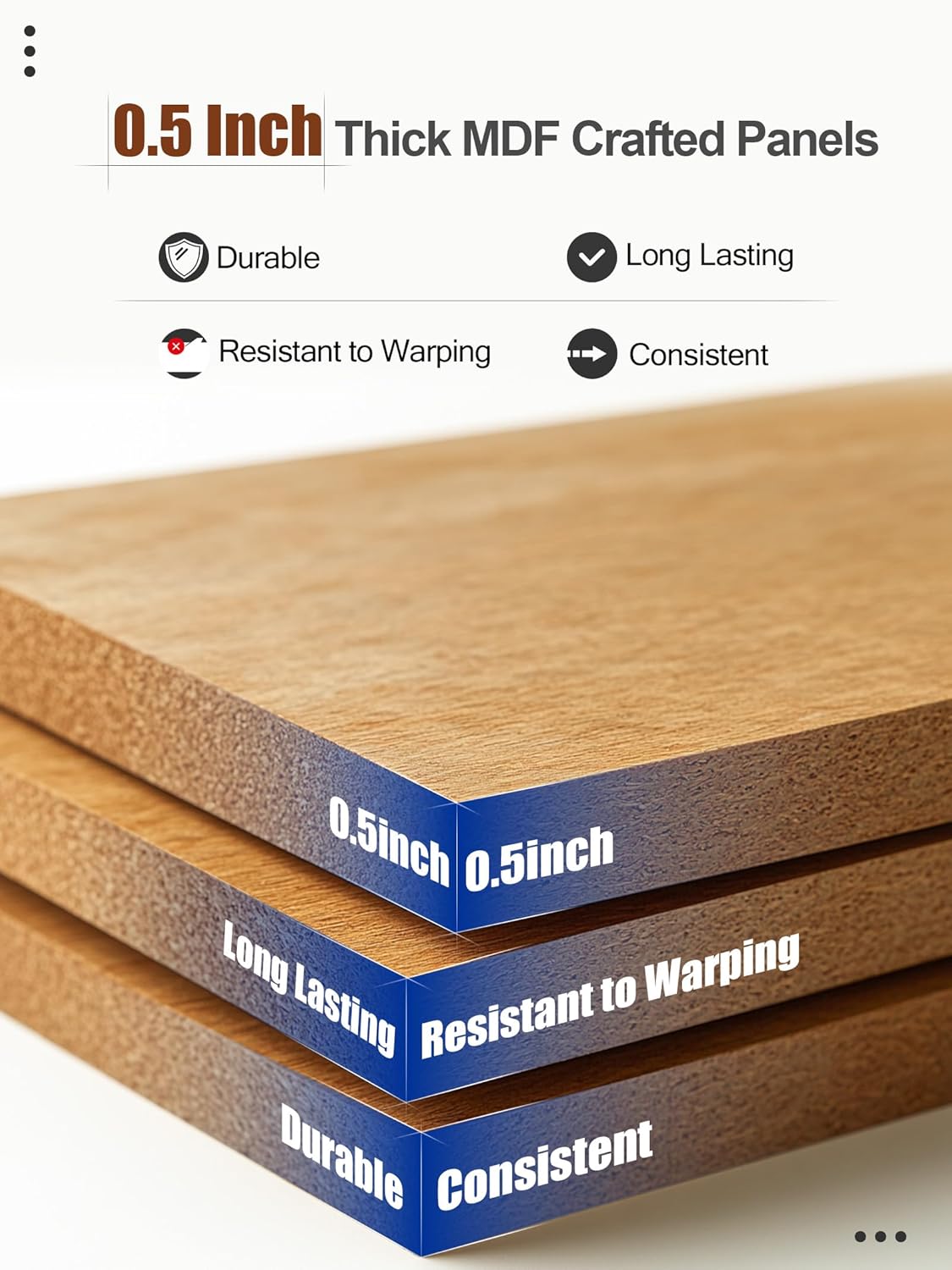 mollywell wood slat wall panels - time-saving installation soundproof slat panels on any wall surface, 0.95 nrc dual-layer acoustic design, commercial-grade mdf core (2 pack, 108x8in, teak) 108×8 in, teak, 2 pcs