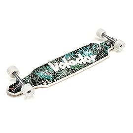 VOLADOR Urban Freeride Pro Longboard Cruiser 40inch | Canadian Maple Wood Deck & Forged Reverse Kingpin Truck | Drop Through Longboard Complete Setup for Urban Commuting (Vague)