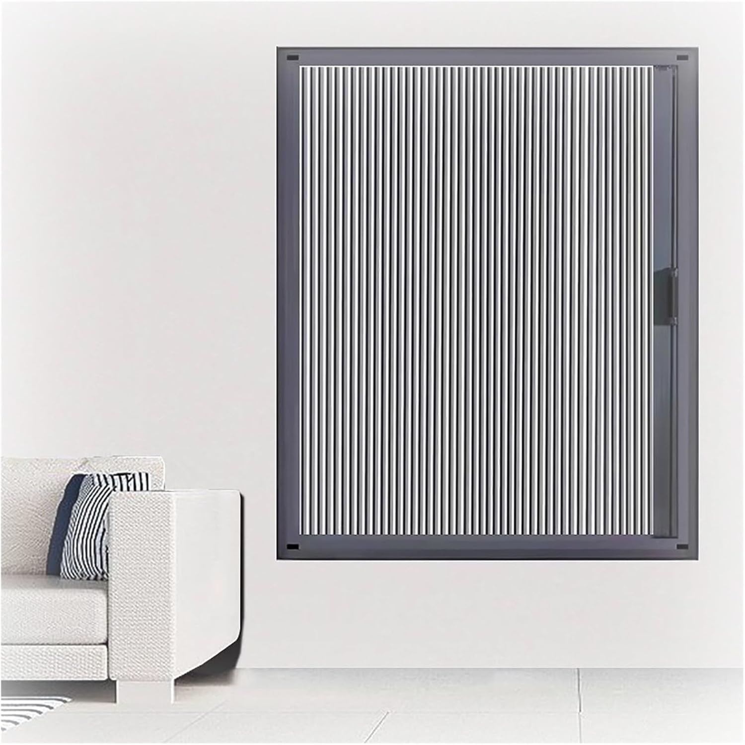 Cellular Fabric Cordless Pleated Shades, 20 26 28 34 38 46 58 60 in Retractable Pleated Blinds for Caravan/Shed/Camper/Pantry Window, Multifold Temporary Honeycomb Curtain(WxH 37x26in/93x65cm)