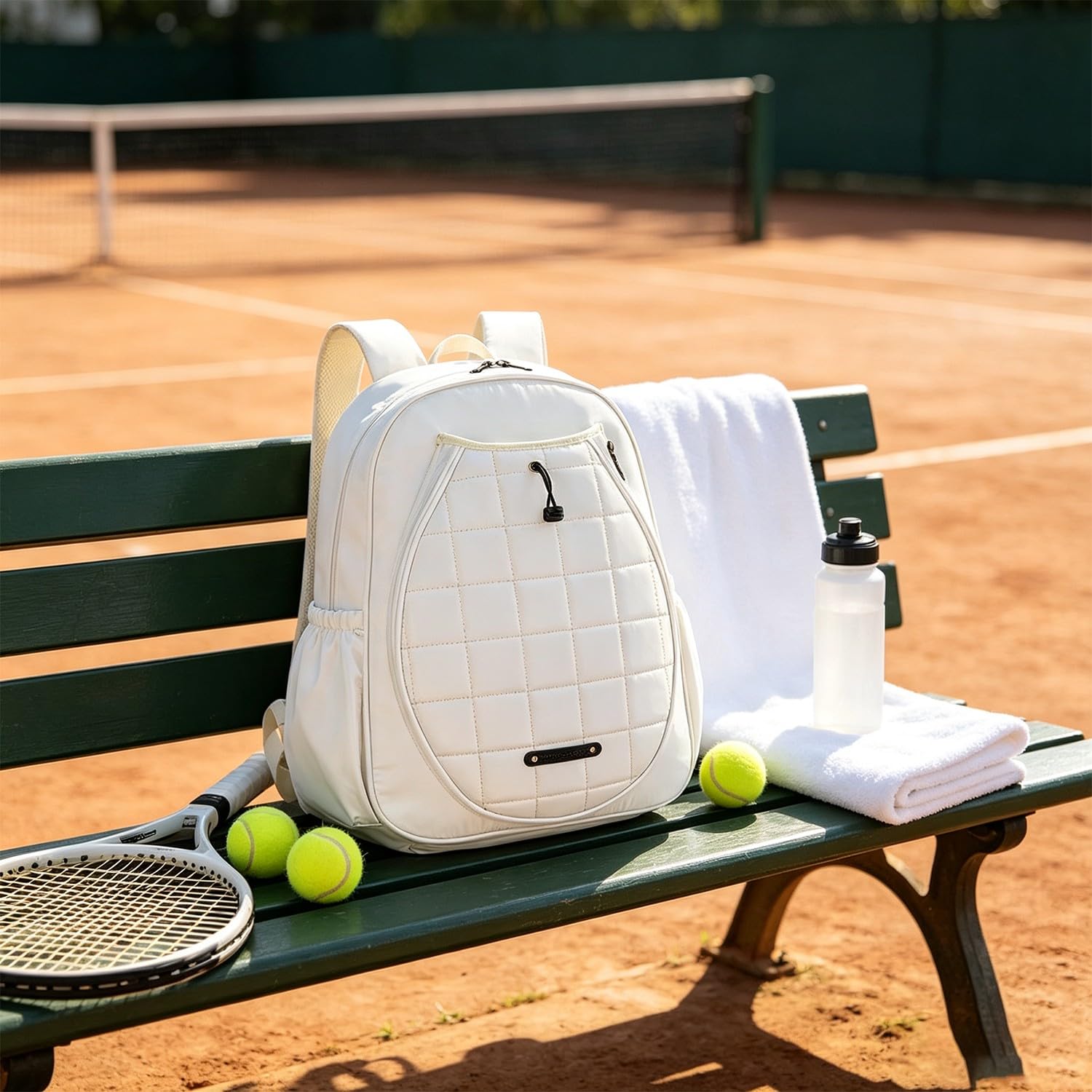 Bolsa De Tenis Grande, Bolsa Deportiva De Tipo Con Compartimento Para Zapatos,Ligera Para Palas De Pádel Y Viajes De Fin De Semana A Canchas Para Bádminton,Fitness,Entrenamiento,Fin De Semana A
