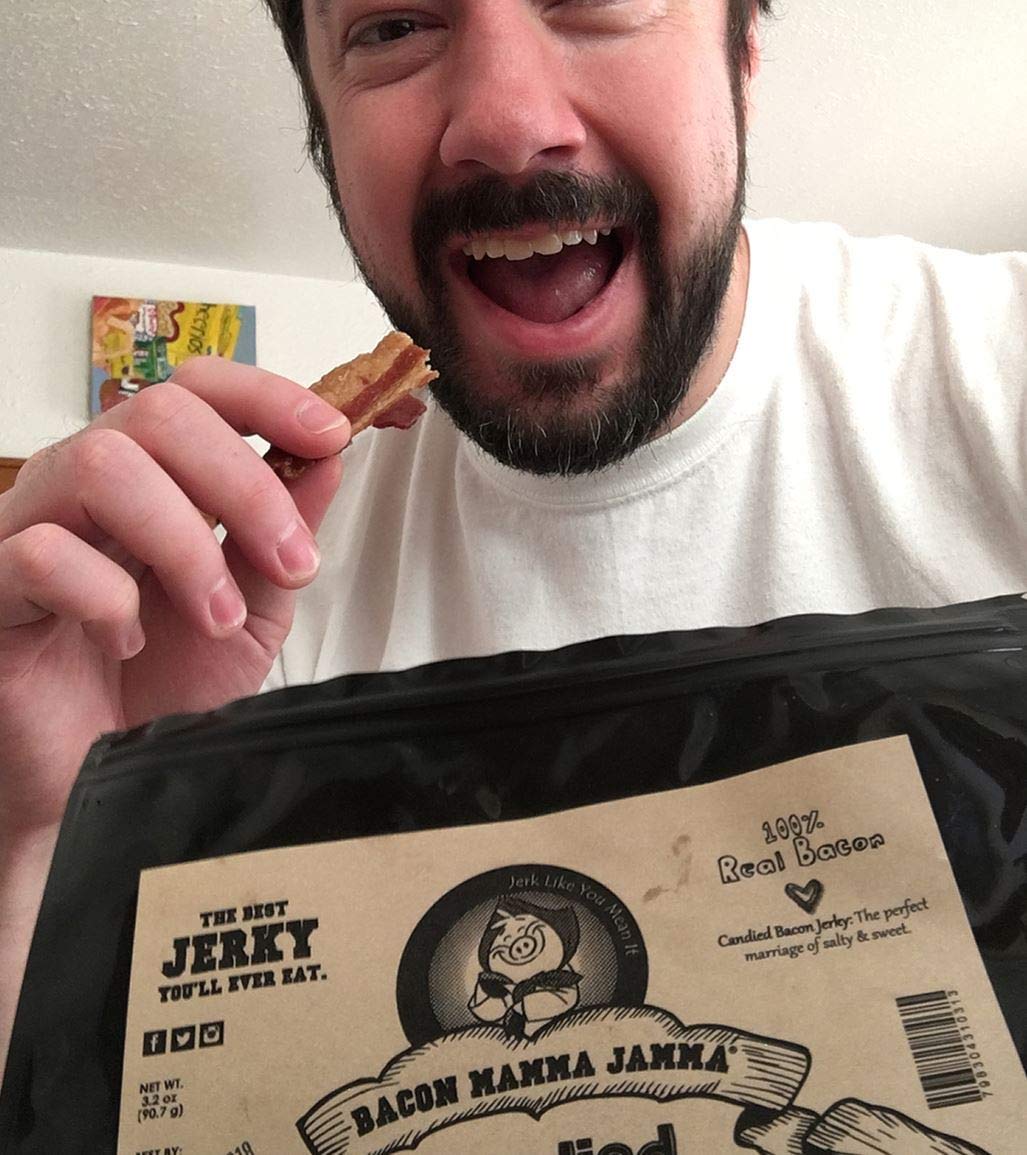 Brown Sugar Bacon Jerky Candied Bacon (Bulk Jerky) (10 Packs)