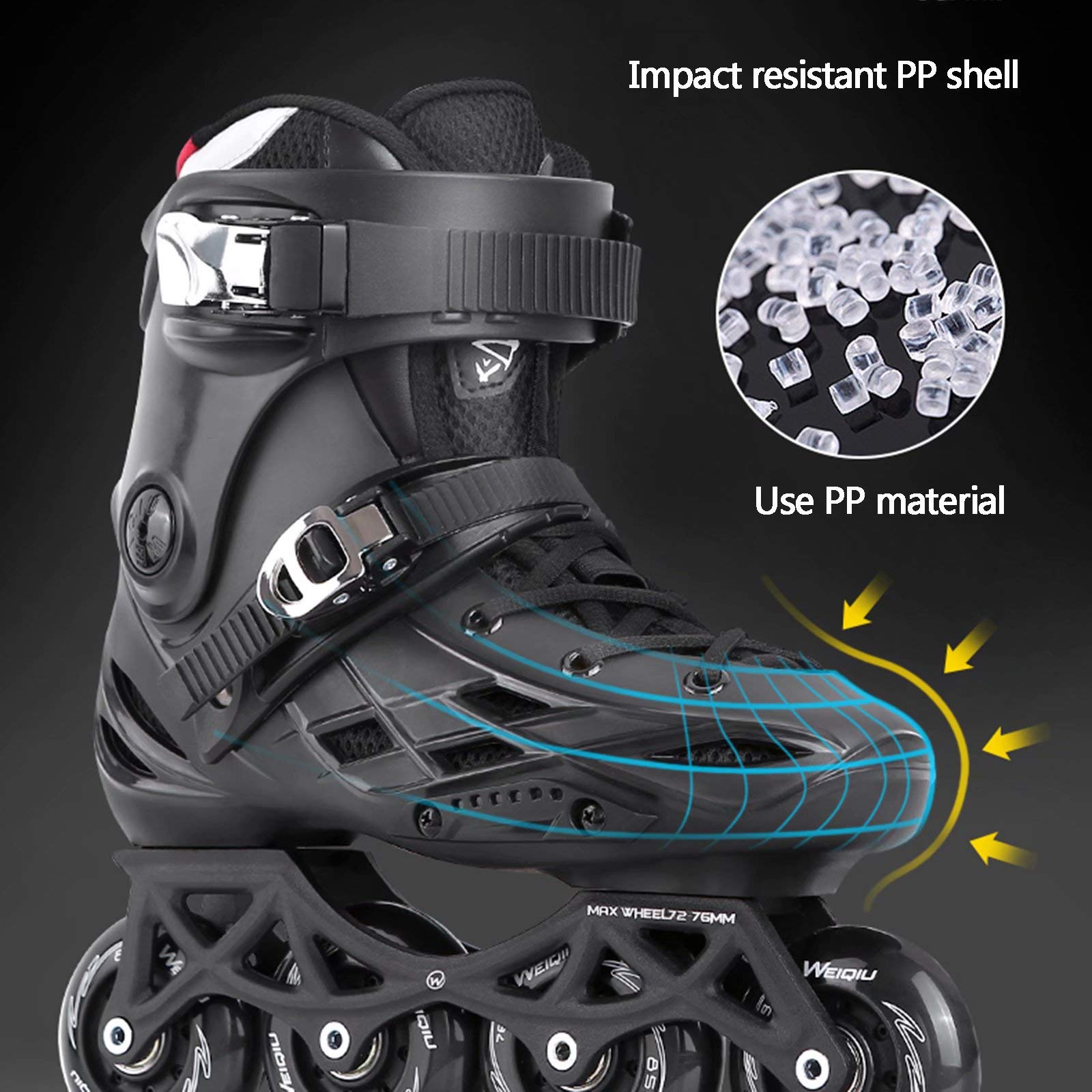 Flying Eagle S6S Speed Adjustable Junior Triskates (Blue, 28-32)