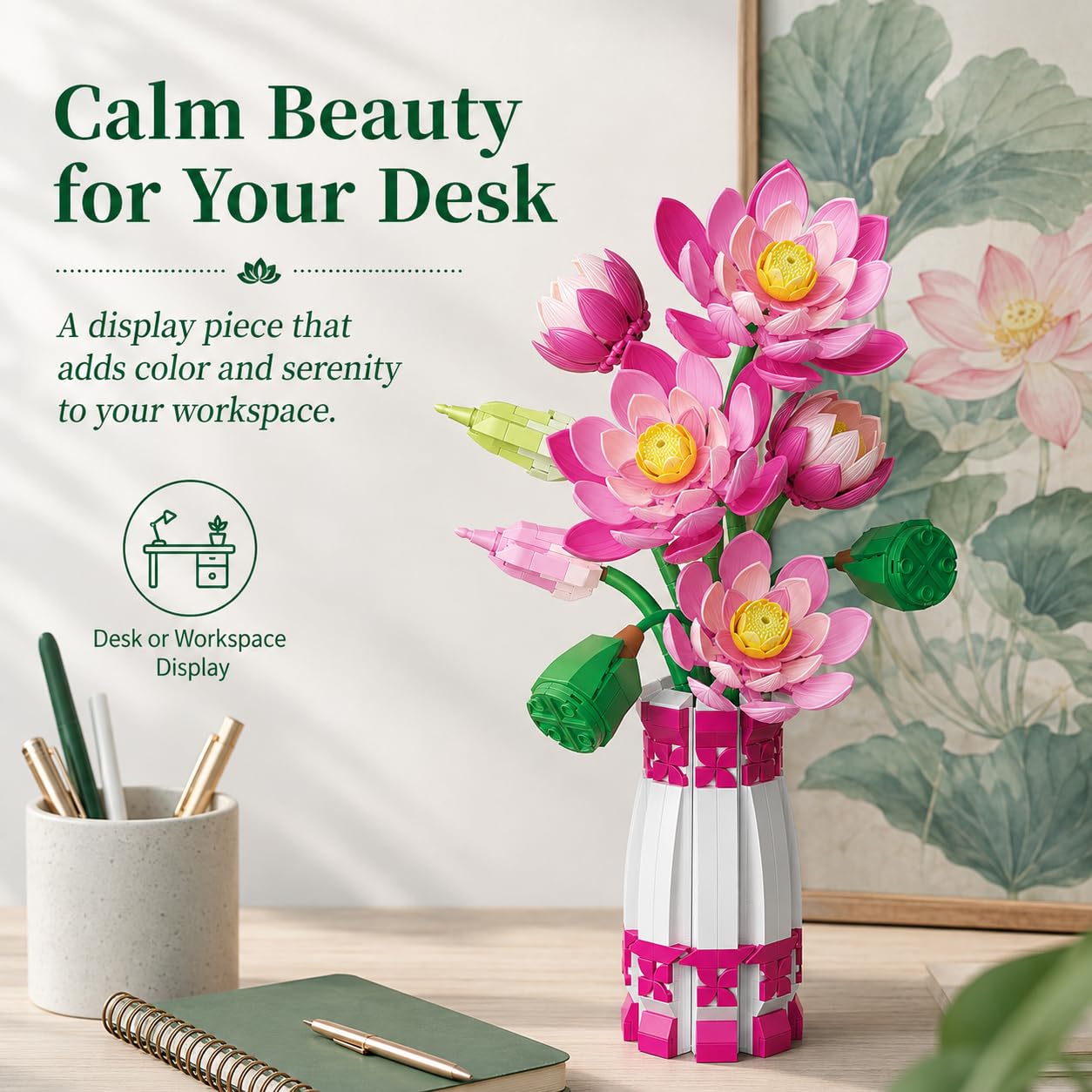 Amazon.co.jp: 蓮の花 ボタニカルコレクション 組み立てセット 花瓶