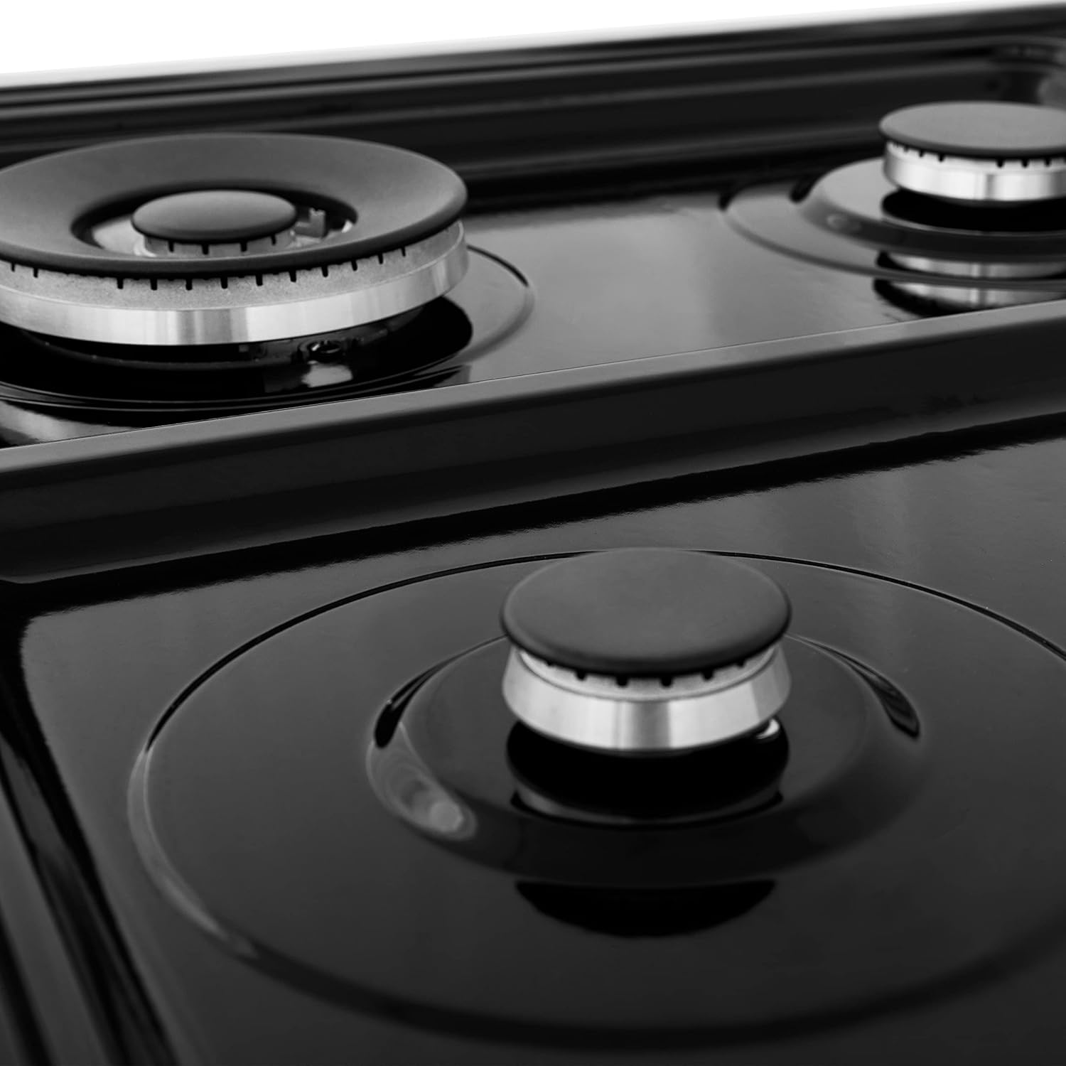 ZLINE 24 in. 2.8 cu. ft. Legacy Dual Fuel Range with 4 Burner Gas Cooktop and Electric Convection Oven in Stainless Steel and Red Matte Door (RA-RM-24)