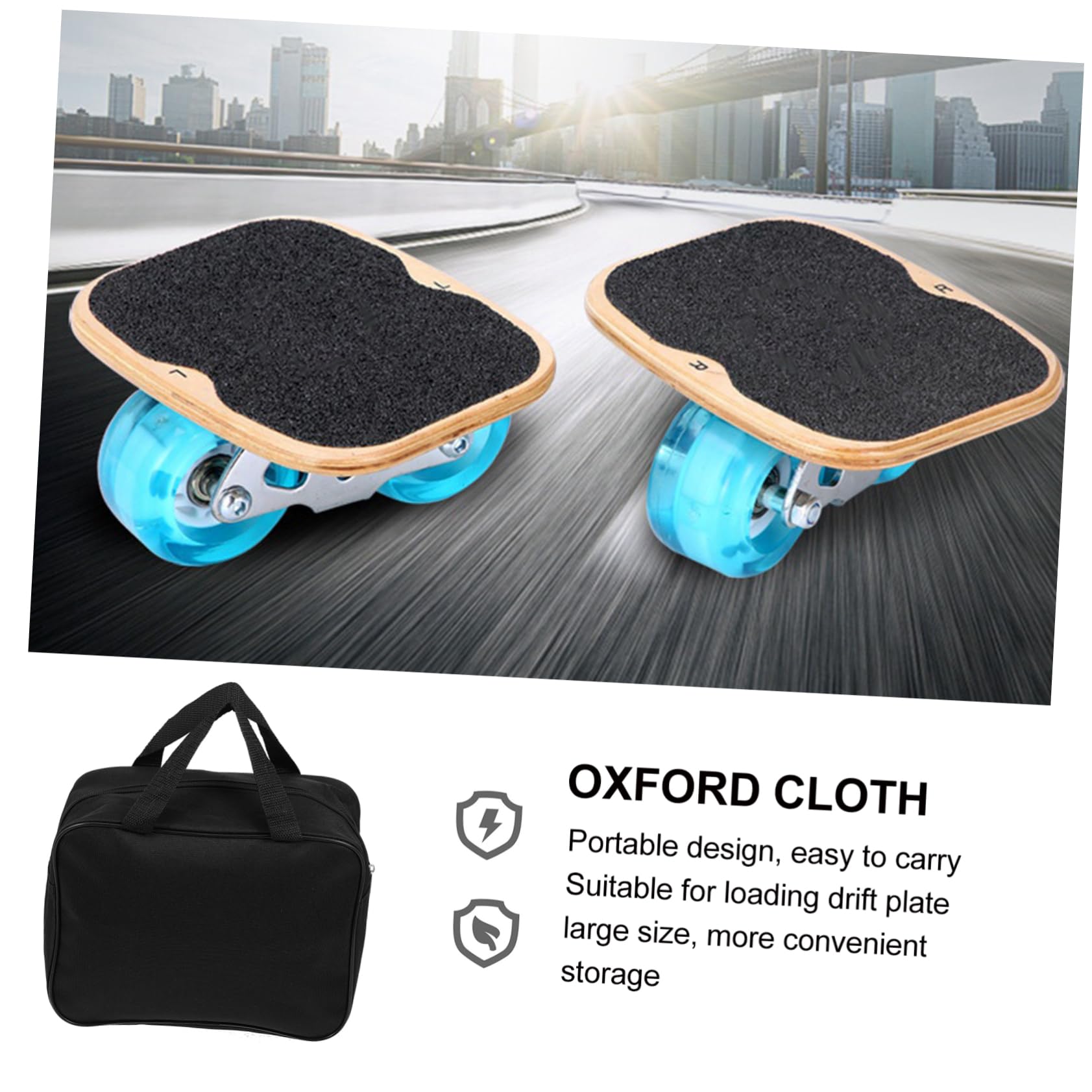 GALPADA Handheld Free Skates Pouch Easy to Use for Professional Drift Skate Accessory