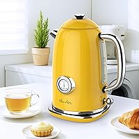 Vista 2 de Harriet Electric Kettle, 1.8L Retro Electric Tea Kettle with Thermometer, 1500W Stainless Steel Hot Water Kettle Electric with LED Indicator, Fast